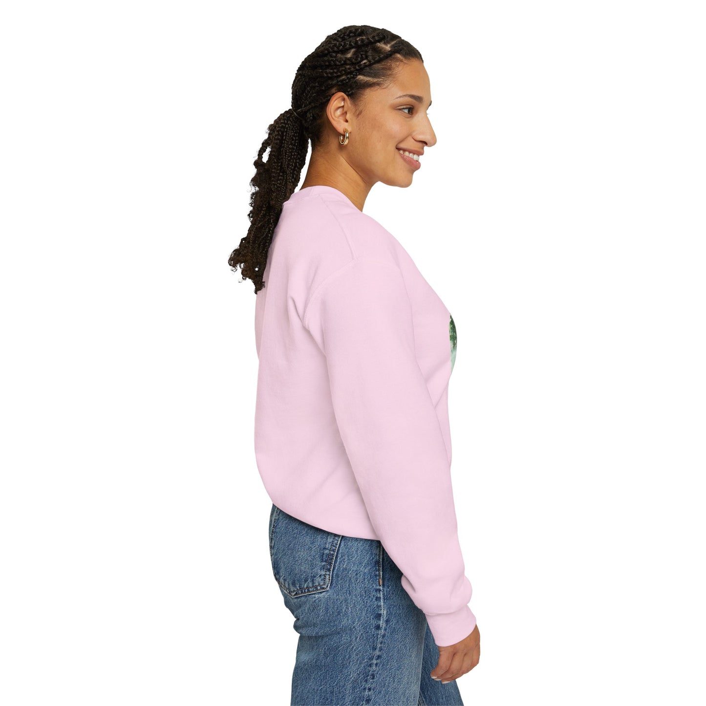Crewneck Sweatshirt Red Cardinal Bird Watercolor Autum Vibes