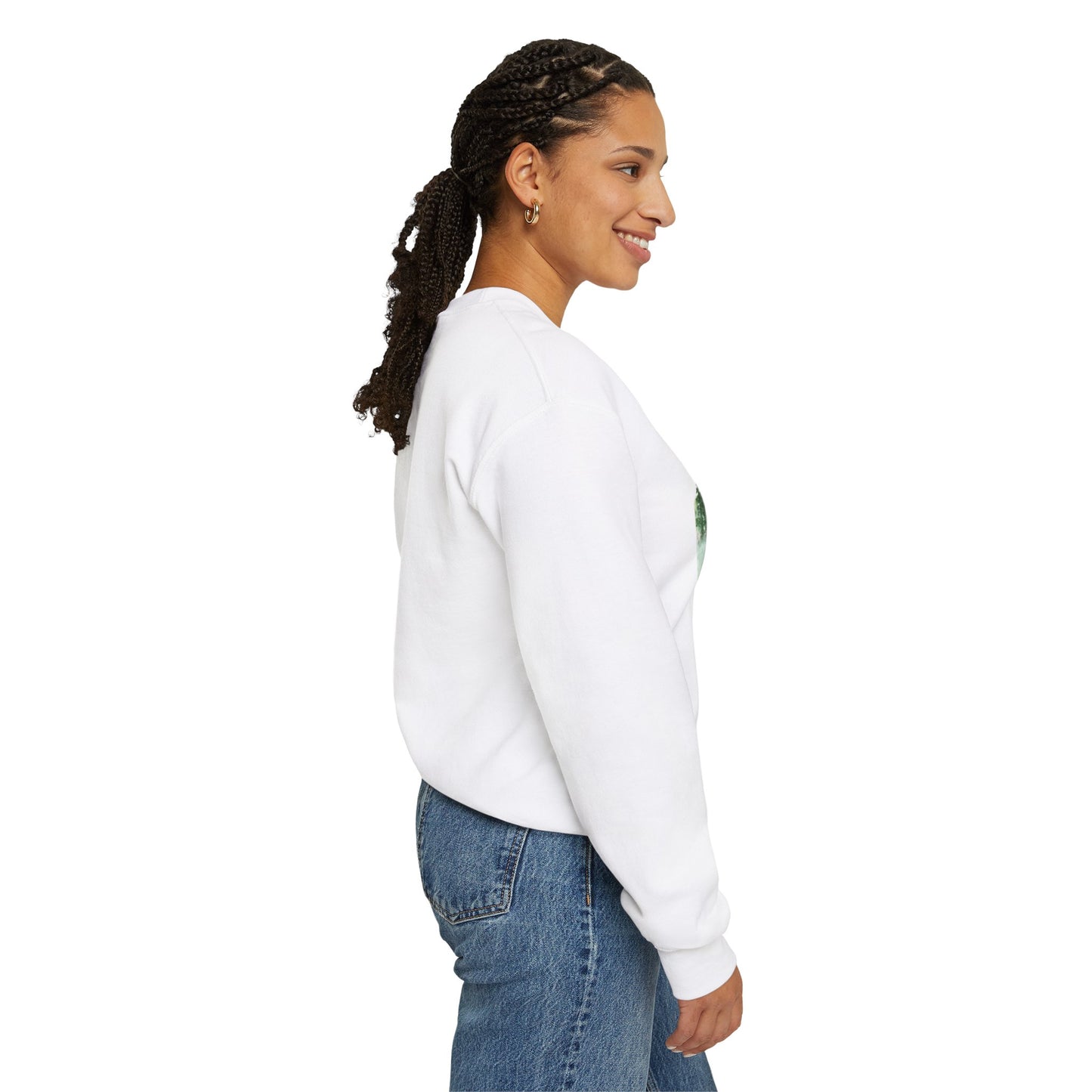 Crewneck Sweatshirt Red Cardinal Bird Watercolor Autum Vibes