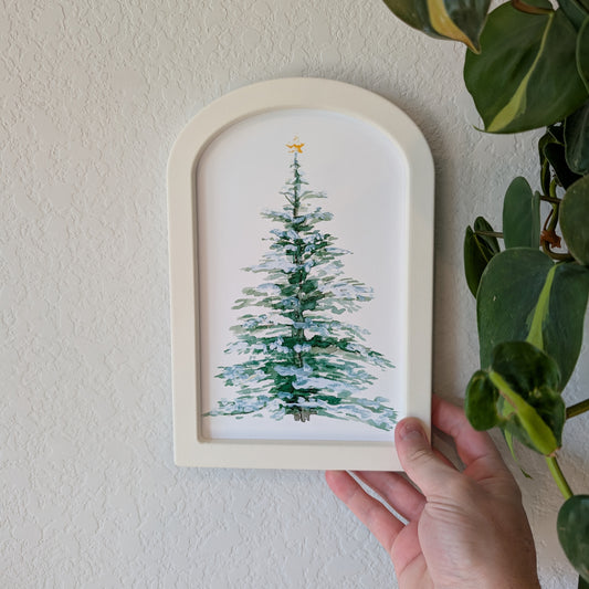 Christmas Tree - Large Arched Frame