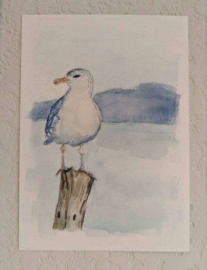 Coastal Art Prints - Set of 5 - Lora Cavallin Art - Not Framed Prints Only -  Print Set