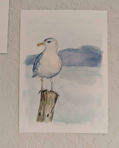 Coastal Art Prints - Set of 5 - Lora Cavallin Art - Not Framed Prints Only -  Print Set