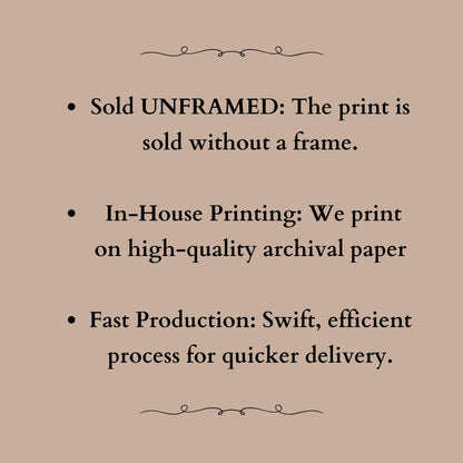 Rooster - Lora Cavallin Art - Not Framed Print Only