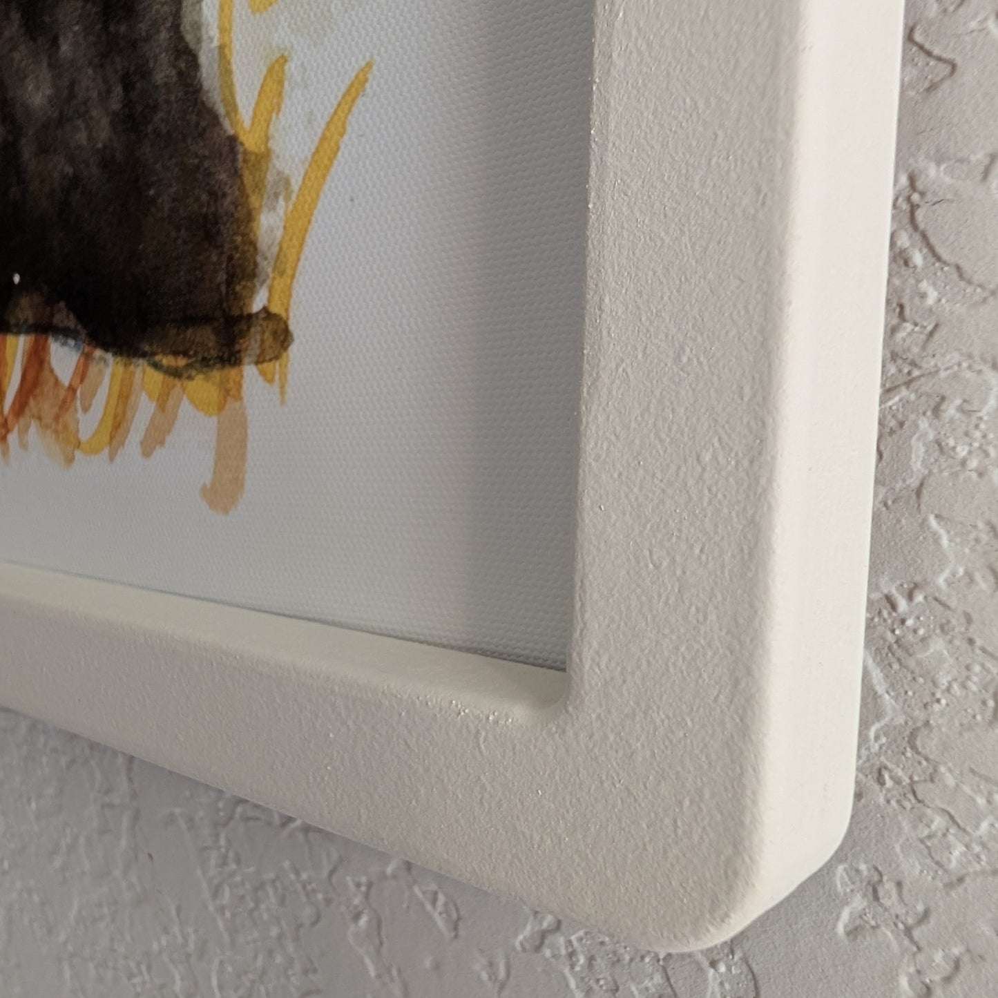 Moose Loose Watercolor - Large Arched Frame