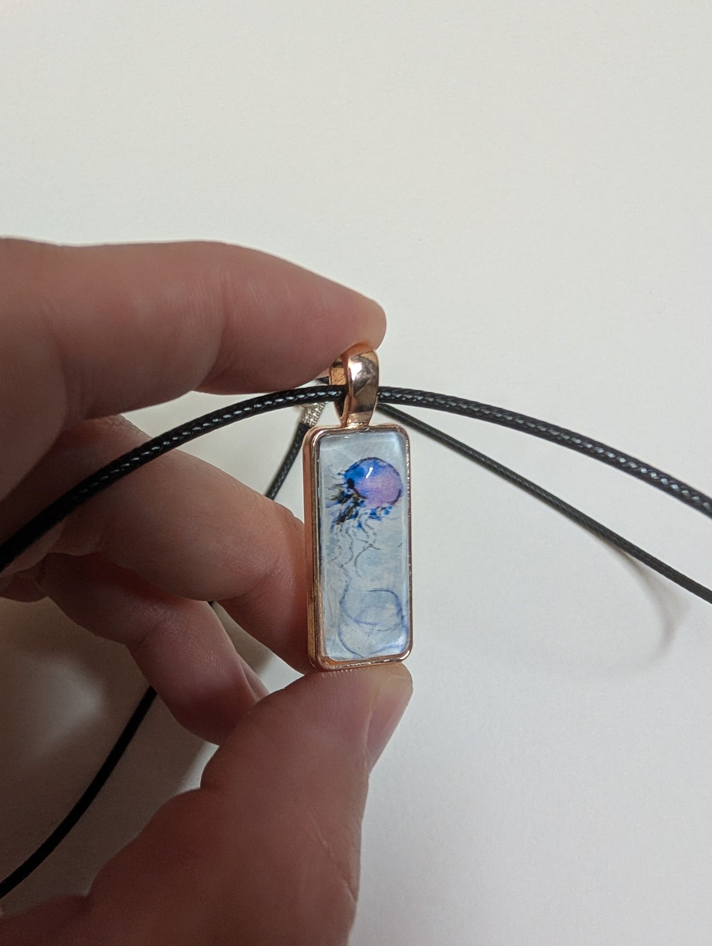 Jellyfish Pendant Necklace - Lora Cavallin Art