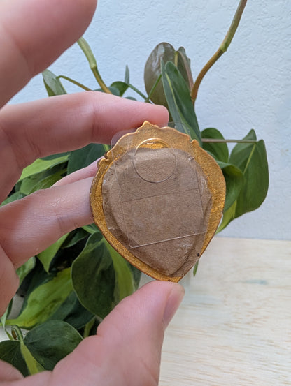 Mini Cardinal Bird Painting - Original Watercolor Art by Lora Cavallin