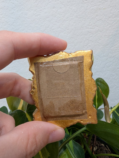 Mini Coffee Painting - Original Watercolor Art by Lora Cavallin