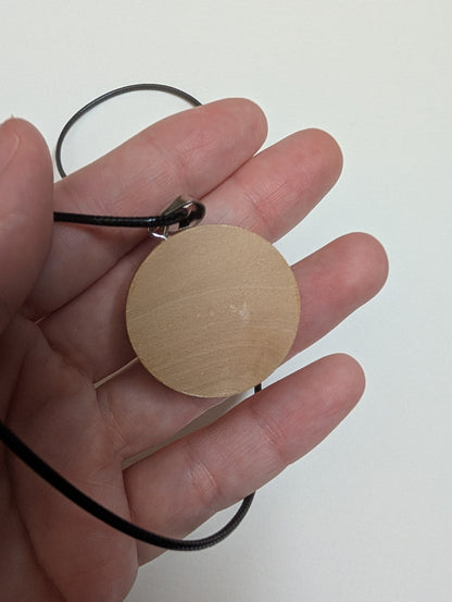 Chickadee Birds Pendant Necklace - Lora Cavallin Art