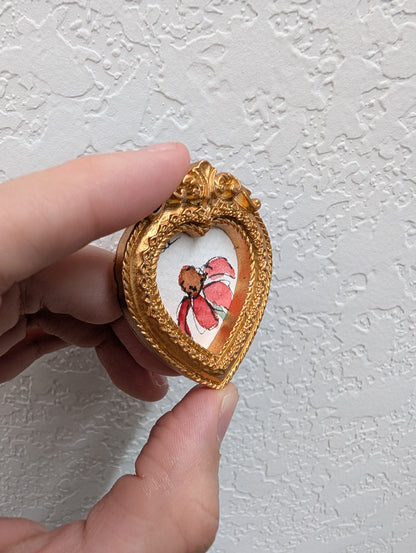 Mini Coneflower Painting - Original Watercolor Art by Lora Cavallin