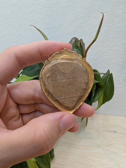 Mini Ring Painting - Original Watercolor Art by Lora Cavallin