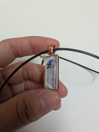 Jellyfish Pendant Necklace - Lora Cavallin Art
