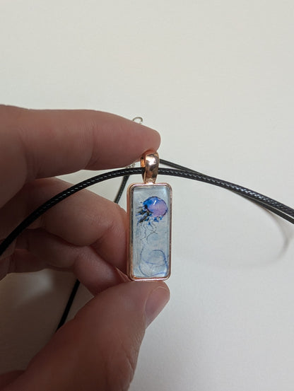 Jellyfish Pendant Necklace - Lora Cavallin Art