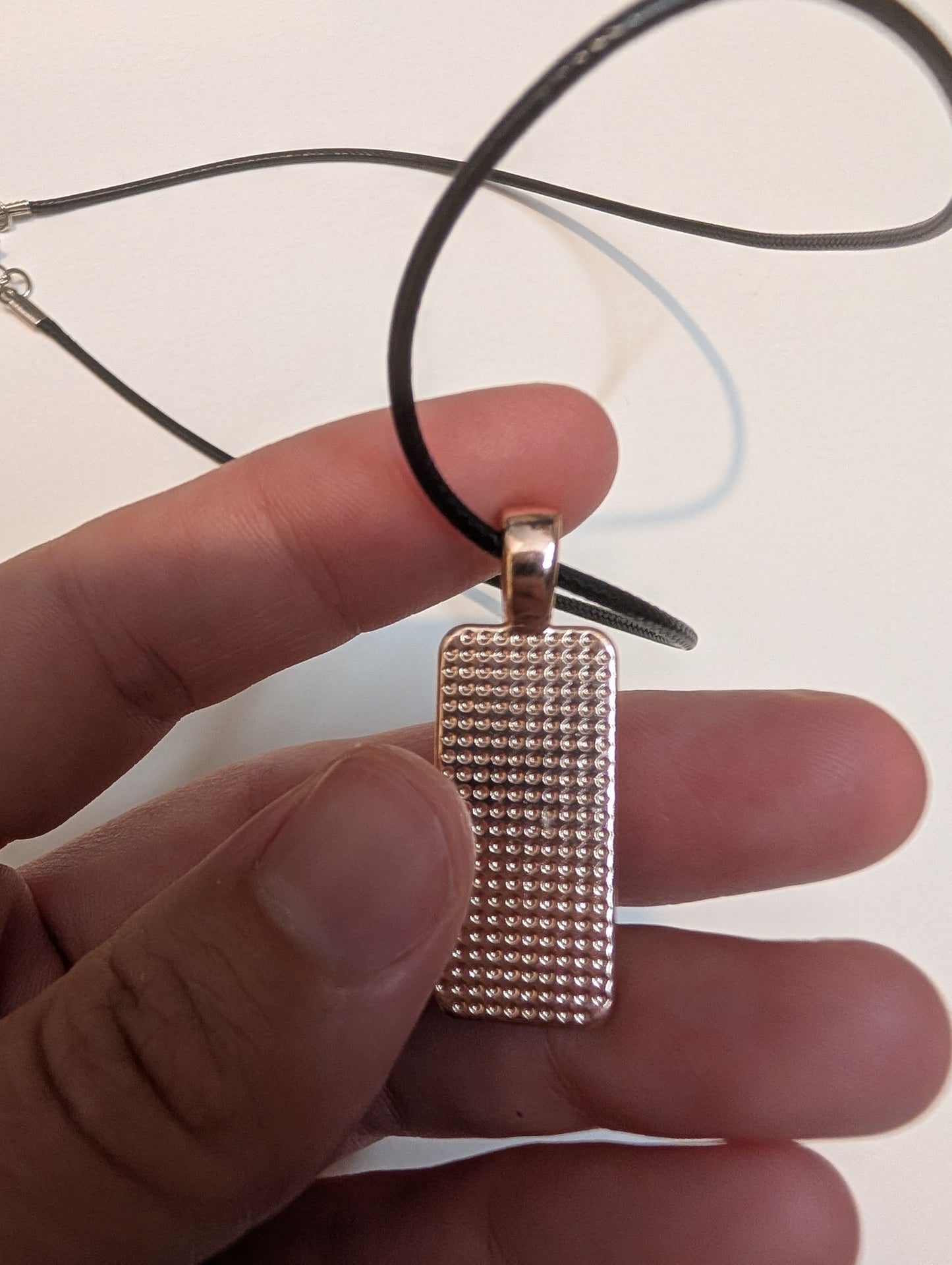 Blue Heron in Creek Pendant Necklace - Lora Cavallin Art