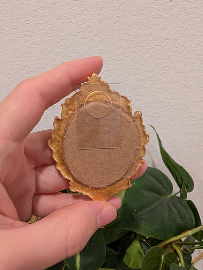 Mini Floral Painting - Original Watercolor Art by Lora Cavallin